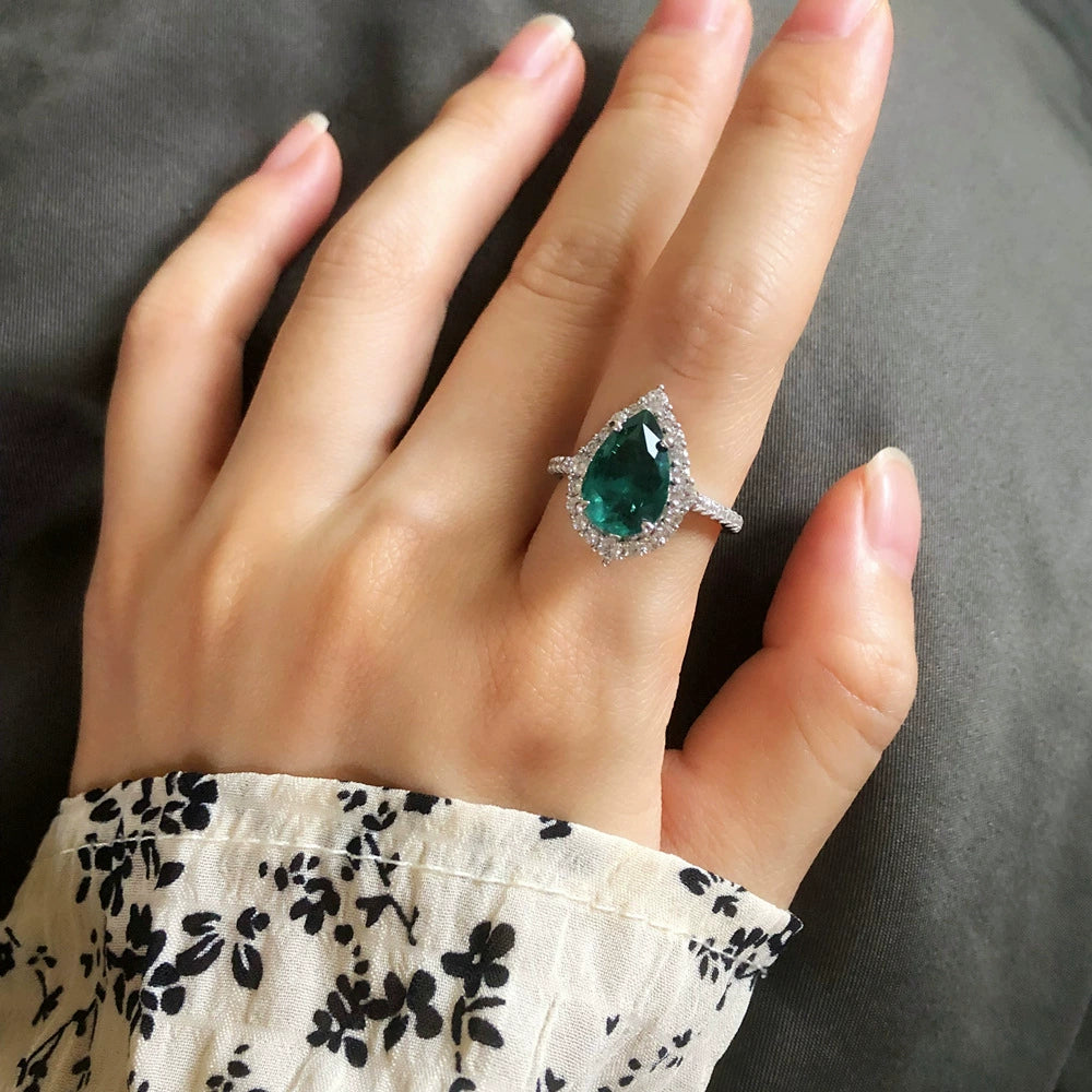 Columbian Emerald Diamond Ring