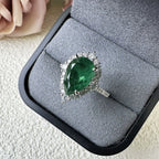 Columbian Emerald Diamond Ring