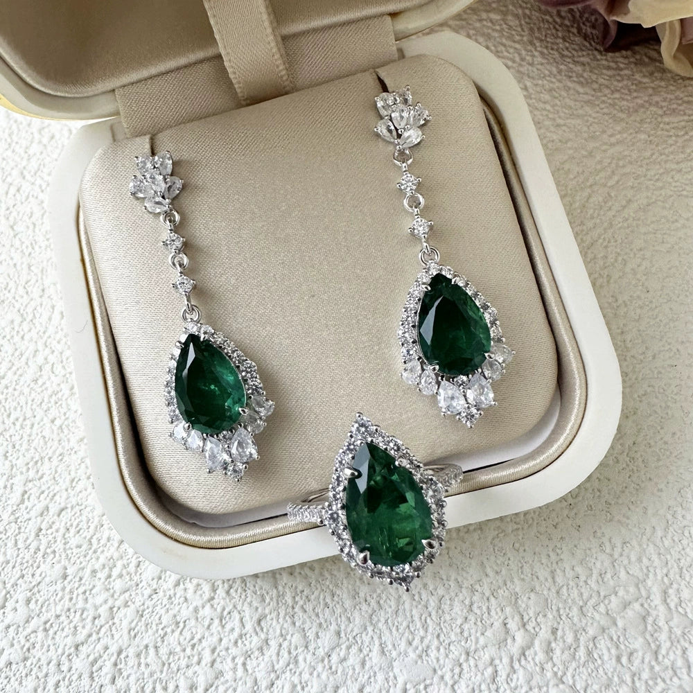 Columbian Emerald Diamond Ring
