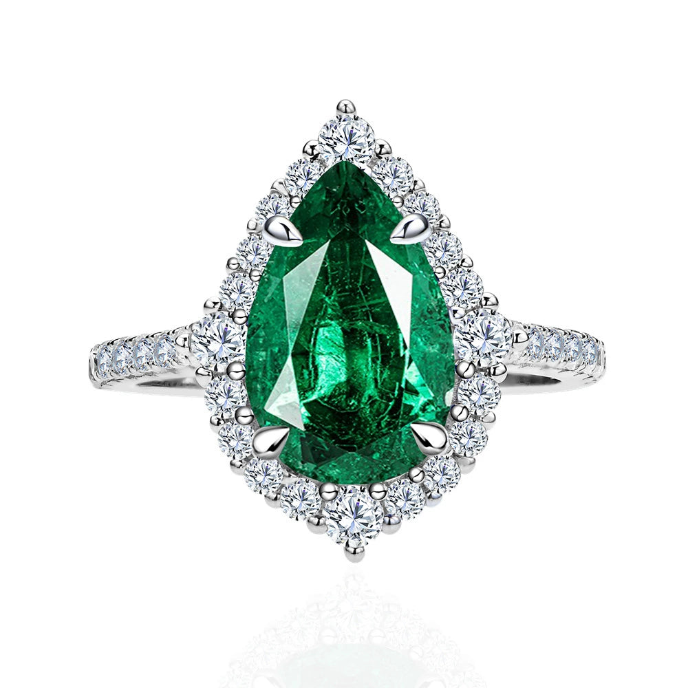 Columbian Emerald Diamond Ring