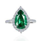 Columbian Emerald Diamond Ring